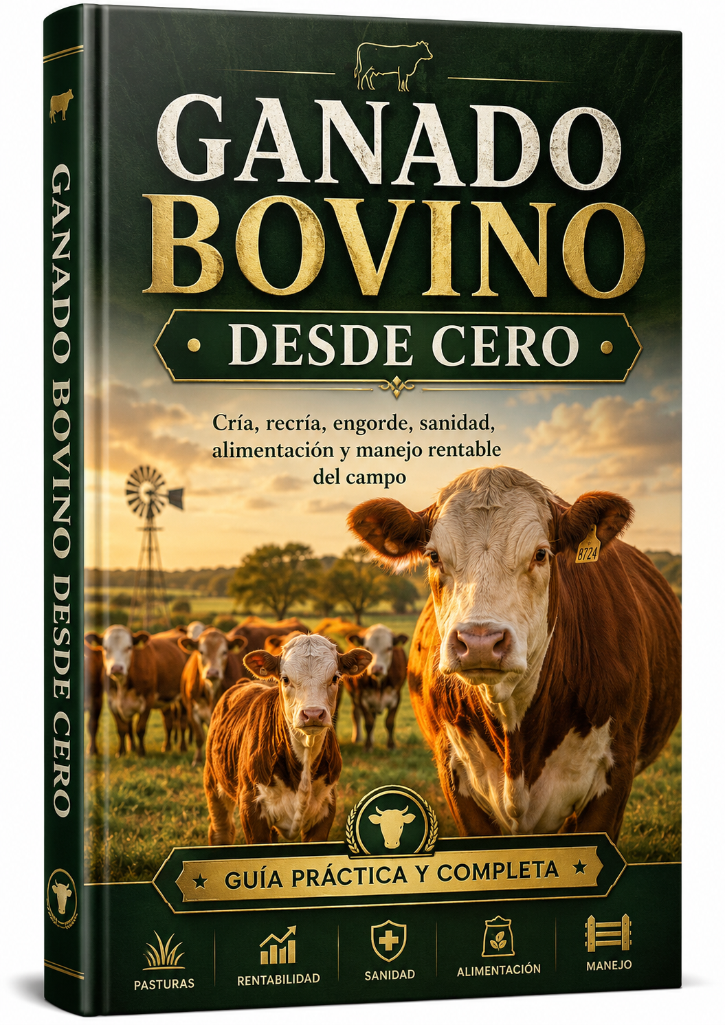 ✅Ganado bovino, cria,engorde,sanidad y manejo + 3 bonus (60%off)