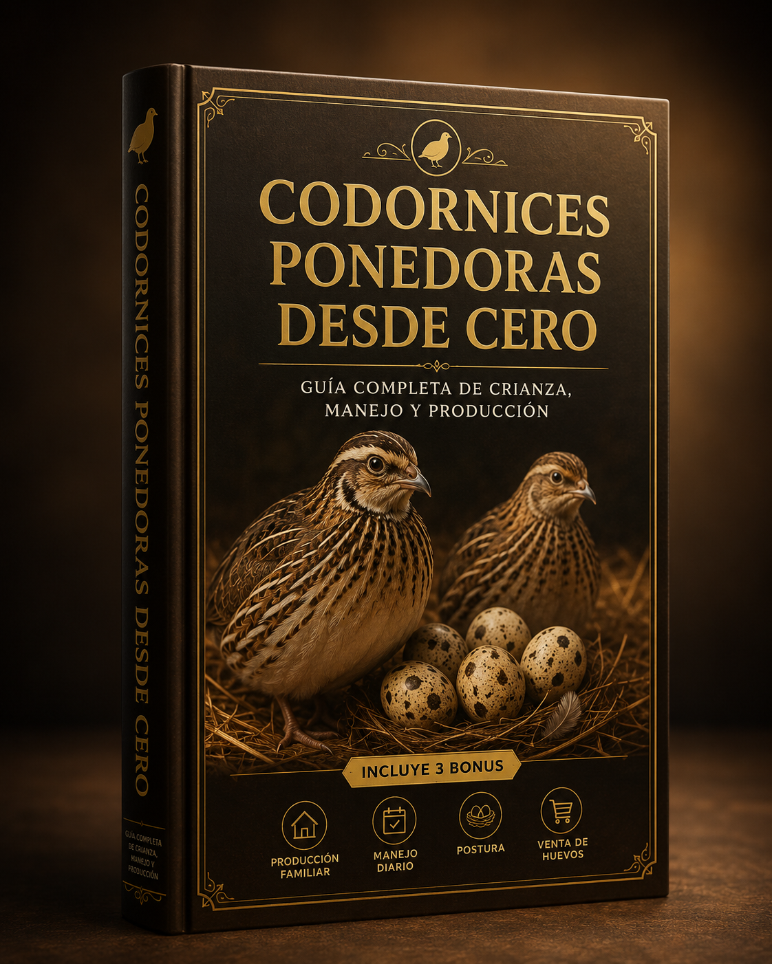 Codornices Ponedoras Desde Cero + 3 Bonus (60% de descuento)